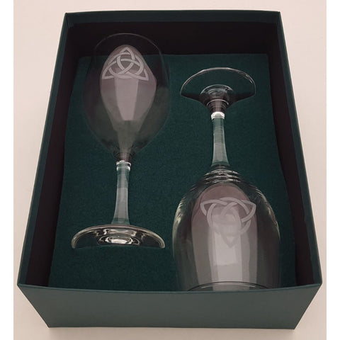 Trinity Knot Wine Glass Set