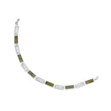 Connemara Marble Celtic Knot Link Bracelet