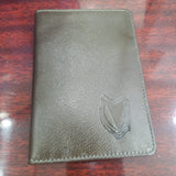 Harp Embossed Leather Passport Cover