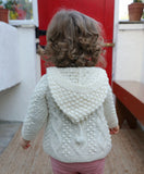 Baby Side Fastening Hooded Sweater