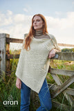 Buttoned Aran Poncho (2 Colors)