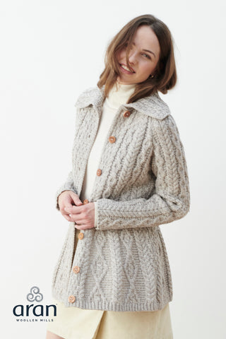 Flared Collared Cardigan