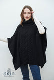 Blanket Poncho with Cowl Neck (2 Colors)