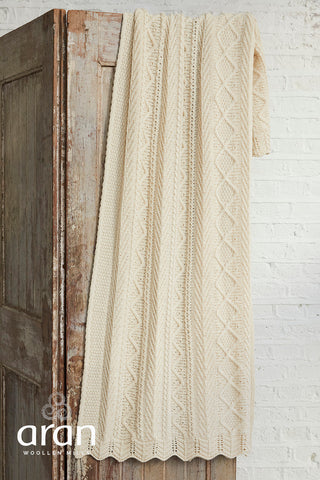 Lace Trim Throw (3 Colors)