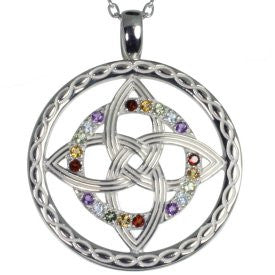 Celtic Colors Knot Pendant