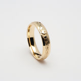 Claddagh Wedding Band - Yellow or White Gold & Platinum Available