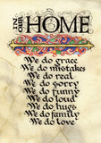 In Our Home Framed Print
