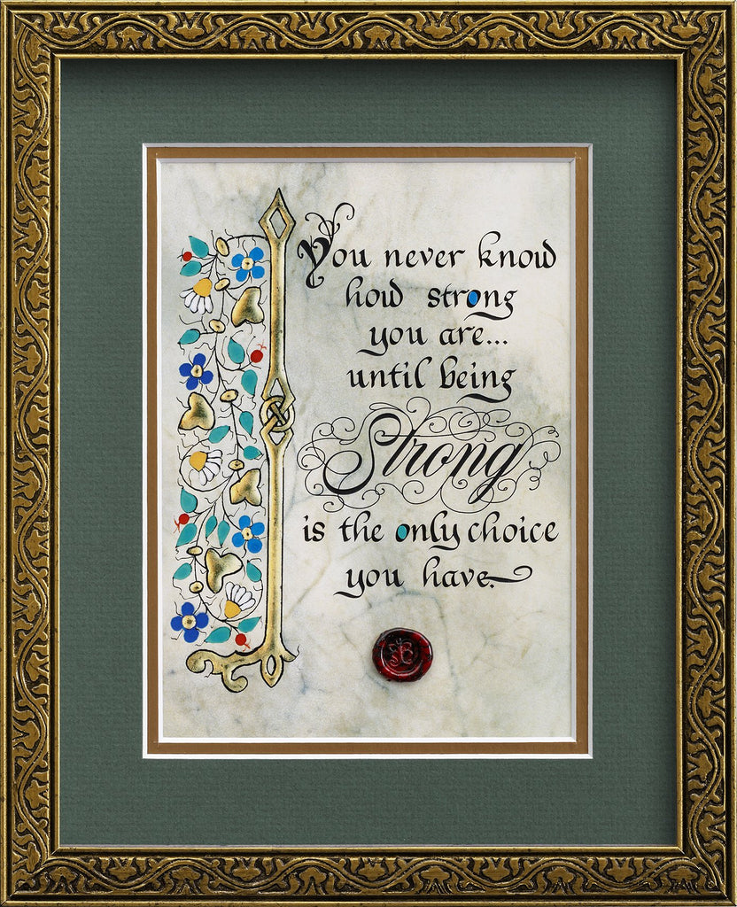 How Strong Framed Print