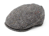 Salt & Pepper Grey Tweed Flatcap