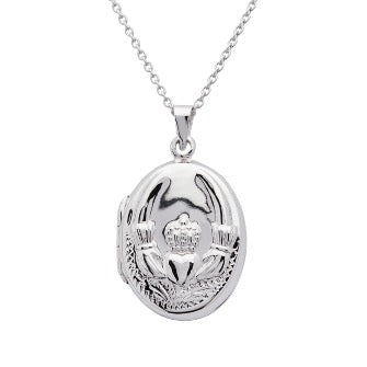 Claddagh Locket Pendant