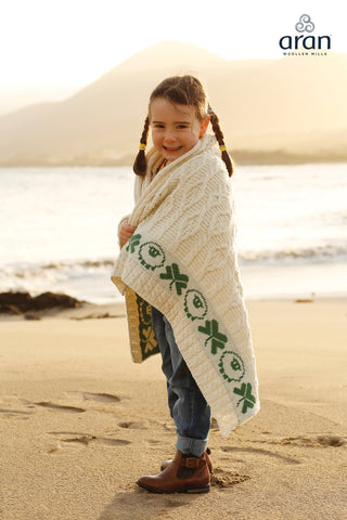 Shamrock & Sheep Baby Throw