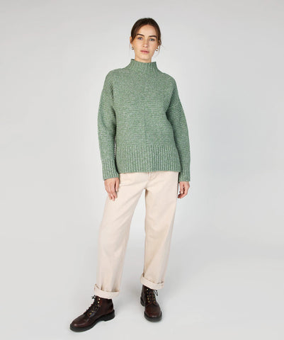 Iris Funnel Neck Pullover