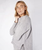 Oversized Jersey Sweater - Soft Grey