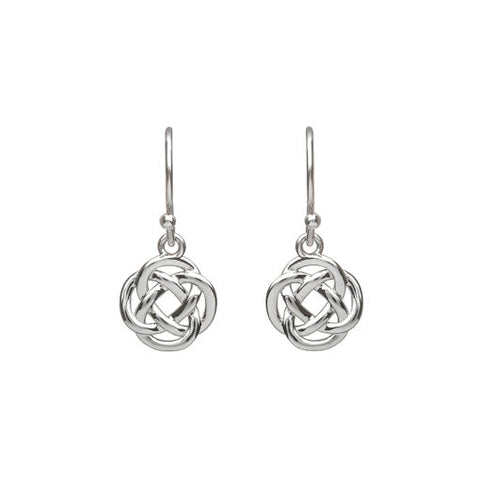 Simple Celtic Knot Drop Earrings