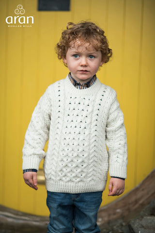 Child's Aran Pullover (2 Colors Available)