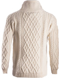 Aran Sweatshirt Collared Pullover