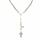 Connemara Marble Square Bead Rosary