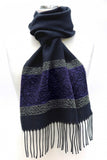 Celtic Border Scarf - Nordic Midnight