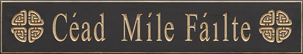 "Cead Mile Failte" Door Board