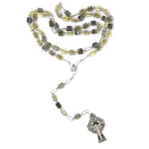 Connemara Marble Square Bead Rosary