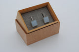 Royal Doulton Blue Square Drop Earrings
