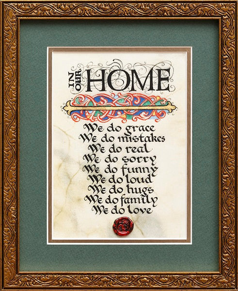 In Our Home Framed Print