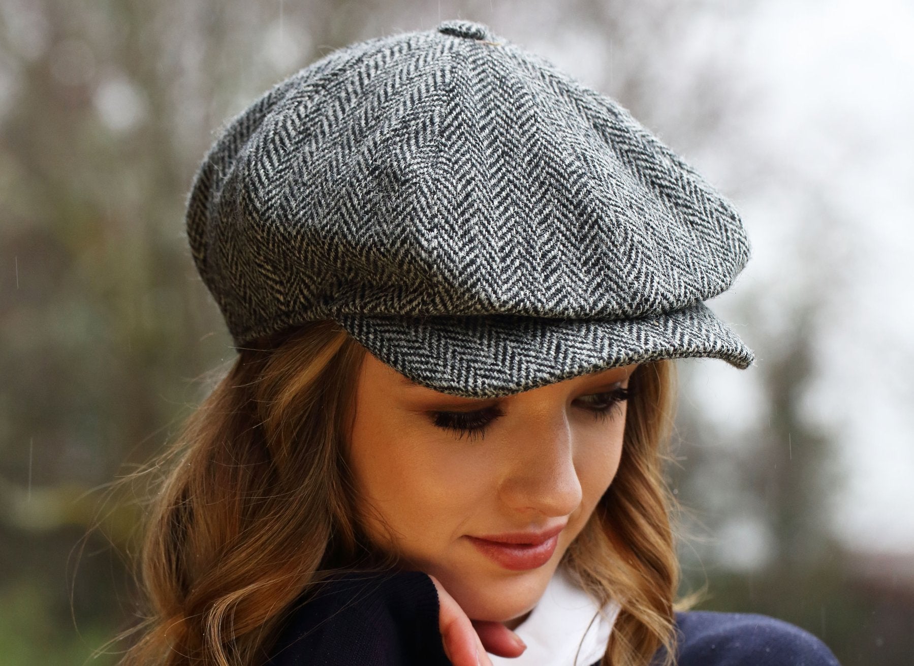 帽子 CPH 530WH WOOL HERRINGBONE CASQUETTE M/L CPH 530WH WOOL HERRINGBONE CASQUETTE M/L（Polar Wool Tom Cap
