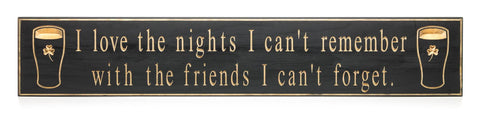 "I love the nights..." Door Board