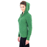 Zipper Cardigan with Hood