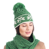 Shamrock Bobble Hat - Green