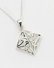 4-Sided Trinity Pendant - Sterling Silver