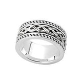 Wide Celtic Knot Band (2 Options)