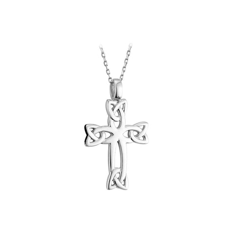 Trinity Knot Cross Pendant