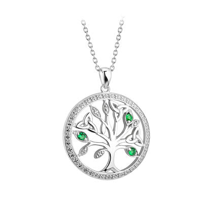 Tree of Life Crystal Illusion Pendant