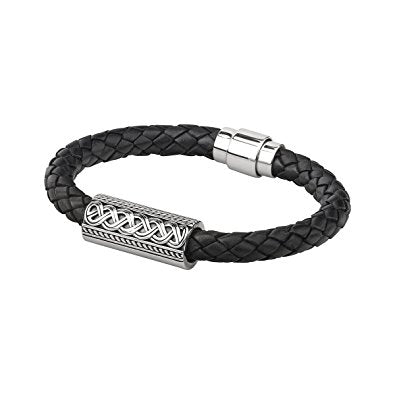 Celtic Knot Leather Bracelet