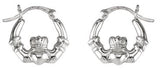 Claddagh Hoop Earrings - Small