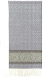 Celtic Border Scarf -Alpine Slate