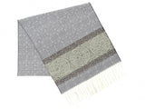 Celtic Border Scarf -Alpine Slate