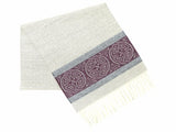 Celtic Border Scarf -Arctic Grey