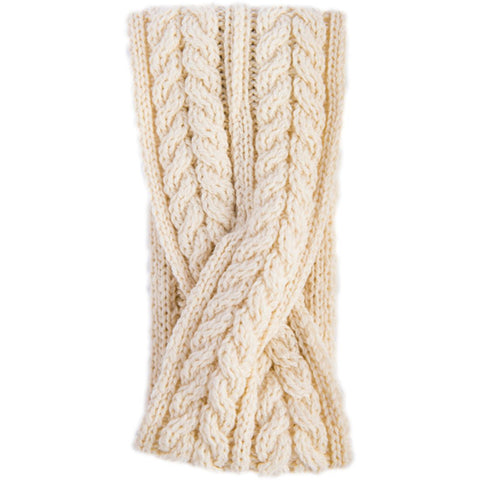 Cable Knit Crossover Headwarmer 3 Colors)