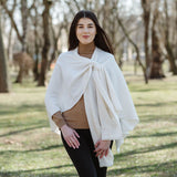 Lambswool Draped Shawl (5 Colors Available)