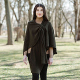 Lambswool Draped Shawl (5 Colors Available)