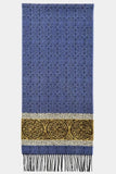 Celtic Border Scarf - Nordic Blue
