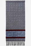 Celtic Border Scarf -Nordic Grey