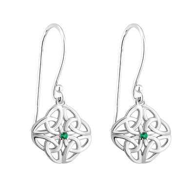 Crystal Celtic Knot Earrings