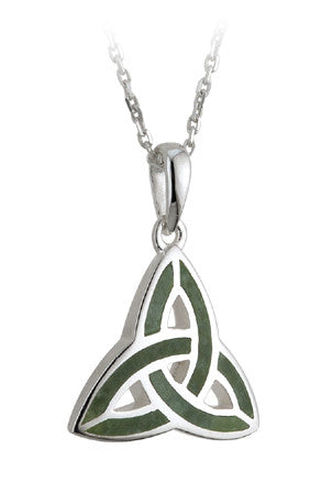 Connemara Marble Trinity Knot Pendant