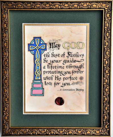 A Communion Blessing Framed Print